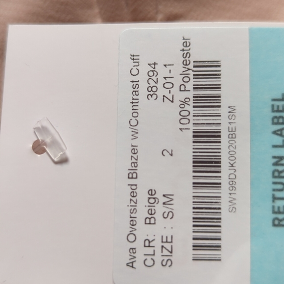 Storets Ava Oversized Blazer w/Contrast Cuff - Picture 16 of 16